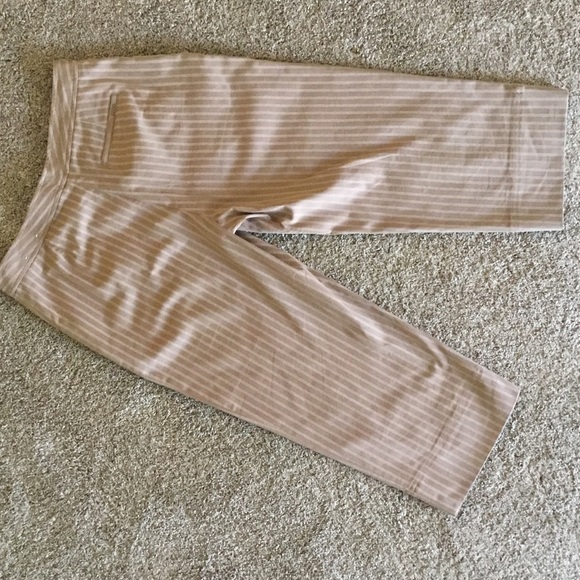 Izod Stretch XFG Cropped Pants Pin Stripes 6 - Picture 8 of 8